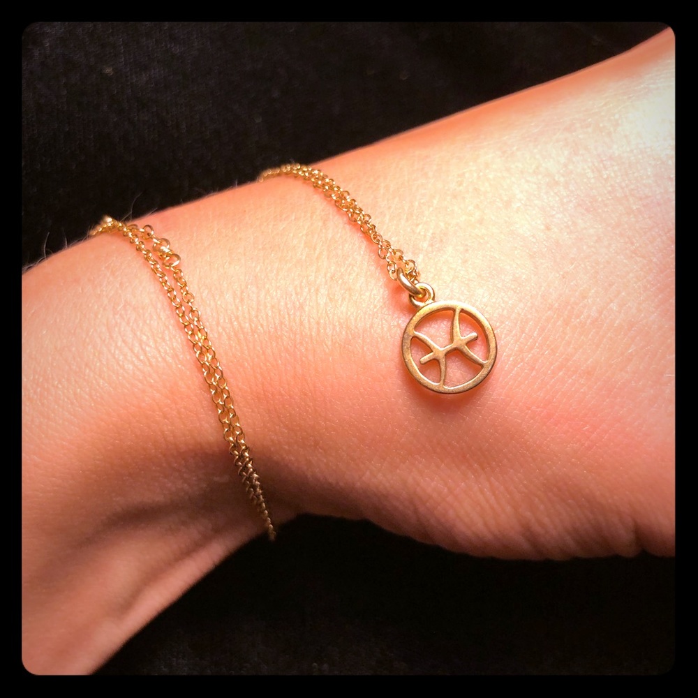 Dainty Pisces Necklace- 14K Gold Filled